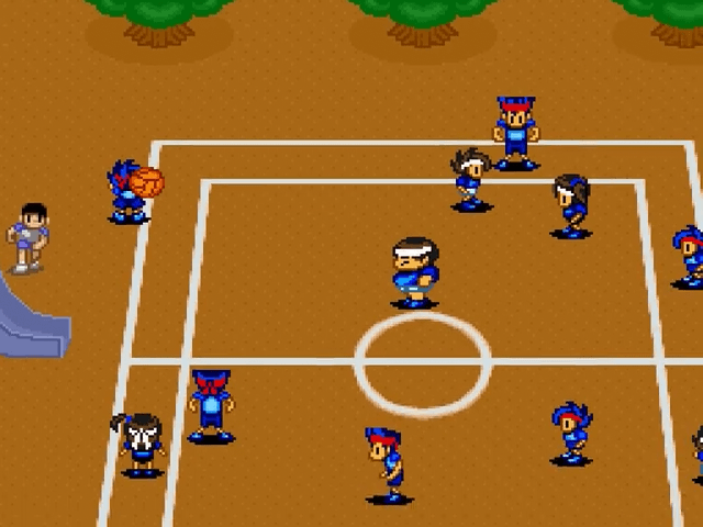 Go Go Dodge League screenshot 4 for Super Famicom